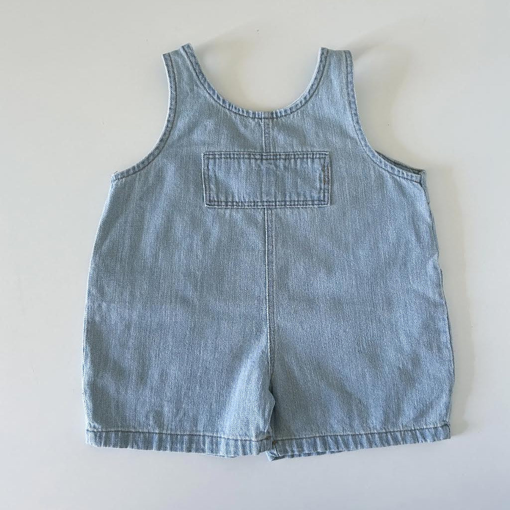 .  Short Denim Overalls