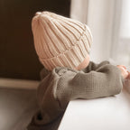 . Chunky Knit Hat in Almond
