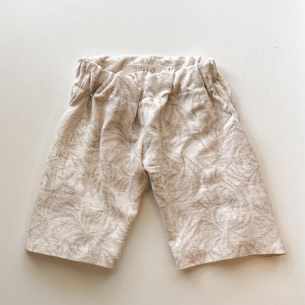 Wide Leg Pant in Wheat