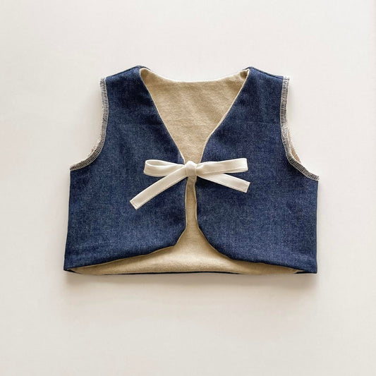 Children’s Vest in Denim
