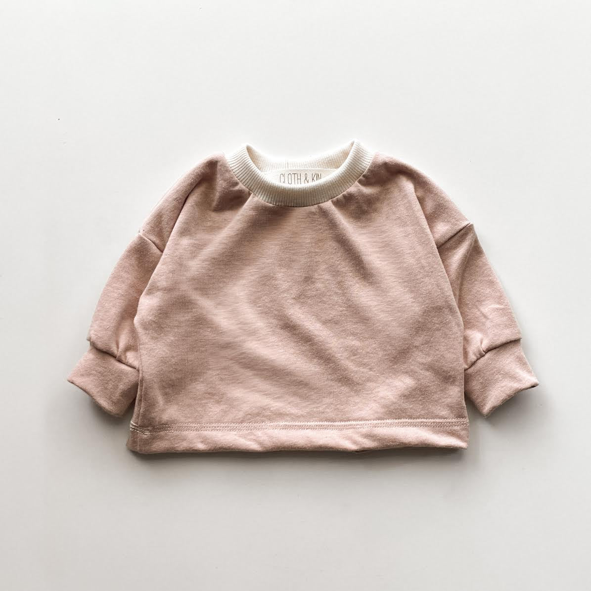 .  Boxy Top in Pale Pink