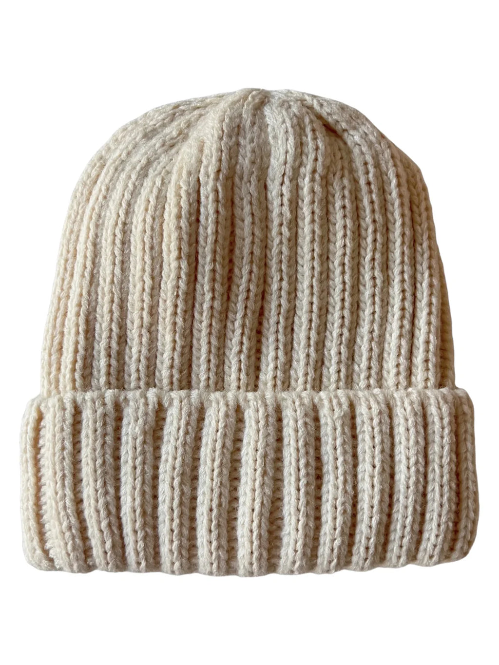 . Chunky Knit Hat in Almond