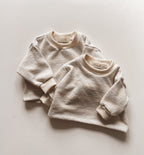 . Faded Stripe Boxy Crew