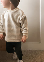 . Faded Stripe Boxy Crew