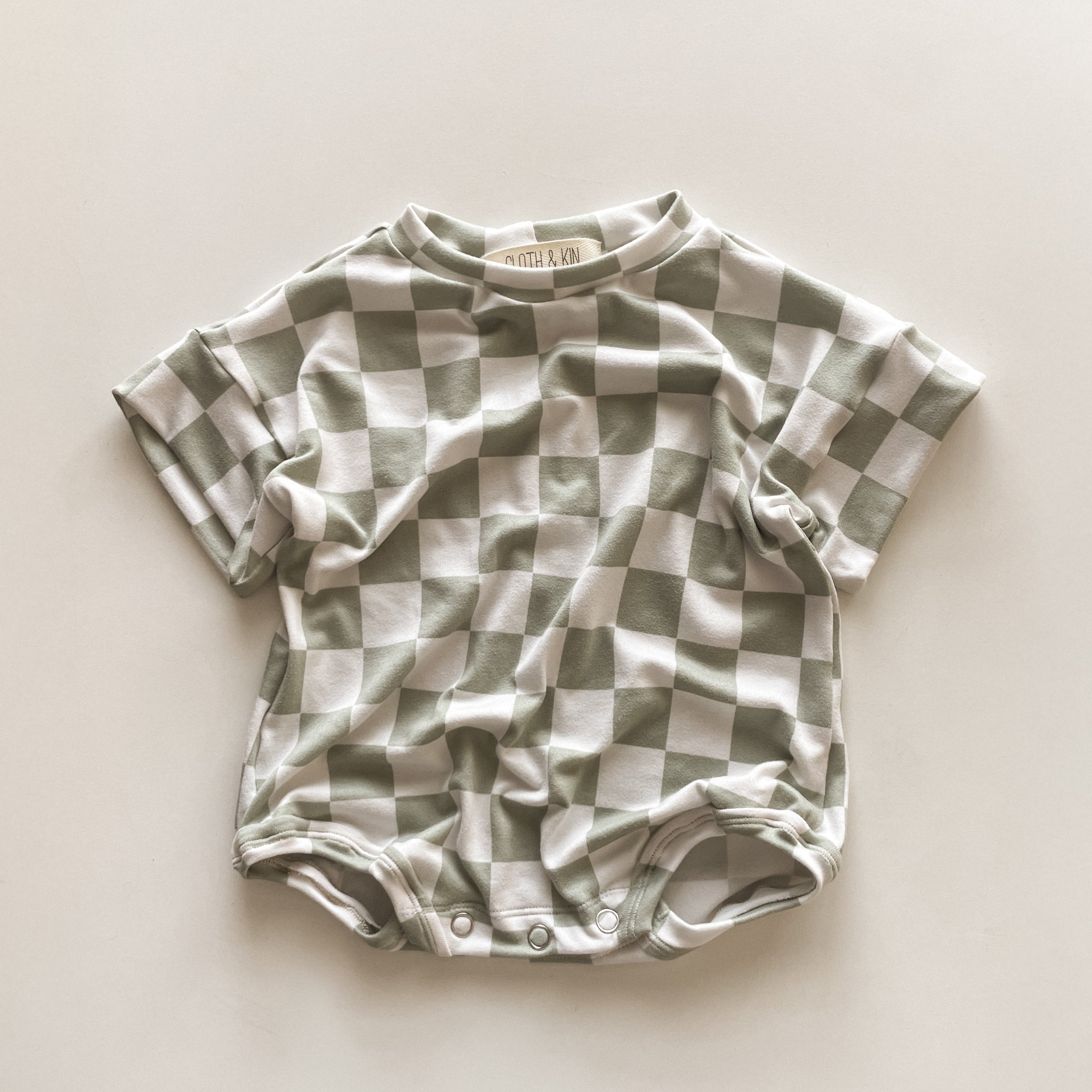 . Checks Romper